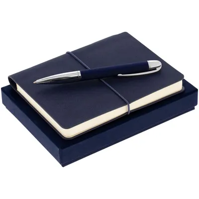 Набор Business Diary Mini, синий — фото 1