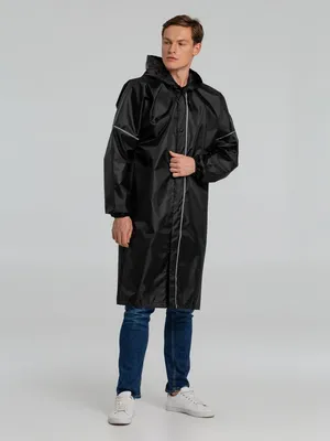 Дождевик со светоотражающими элементами Rainman Blink, черный — фото 7