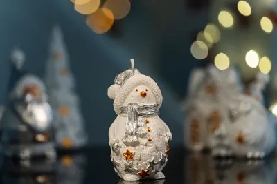 Свеча Christmas Twinkle, снеговик — фото 6