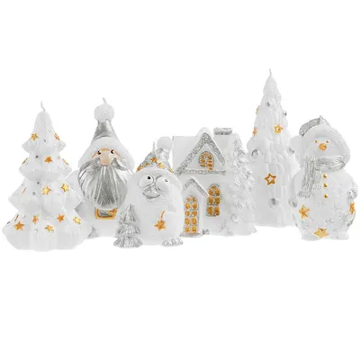 Свеча Christmas Twinkle, снеговик — фото 5