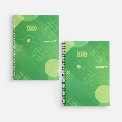 Блокнот на заказ Sketch Print M, в клетку — фото 3