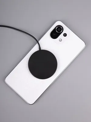 Беспроводное зарядное устройство с магнитами Magmate, черное — фото 6