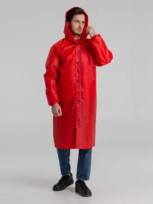 Дождевик со светоотражающими элементами Rainman Blink, красный — фото 7
