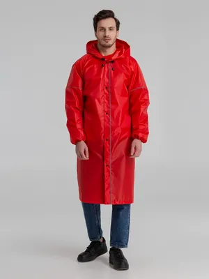 Дождевик со светоотражающими элементами Rainman Blink, красный — фото 5