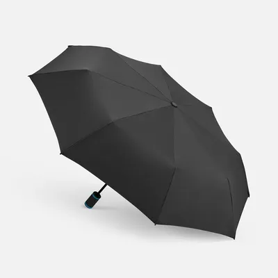 Зонт складной AOC Mini с цветными спицами, бирюзовый — фото 2