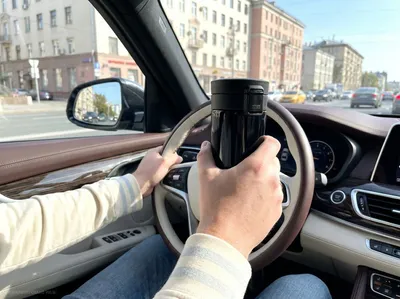 Термостакан с ситечком No Leak Infuser, черный — фото 11