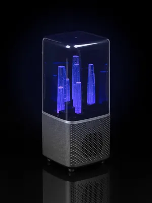 Беспроводная колонка с подсветкой citySound, черная — фото 10