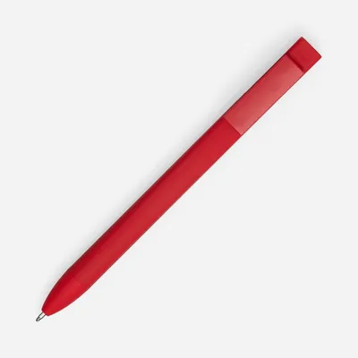 Ручка шариковая Swiper SQ Soft Touch, красная — фото 2