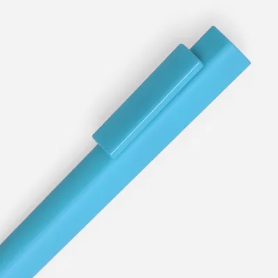 Ручка шариковая Swiper SQ Soft Touch, голубая — фото 3