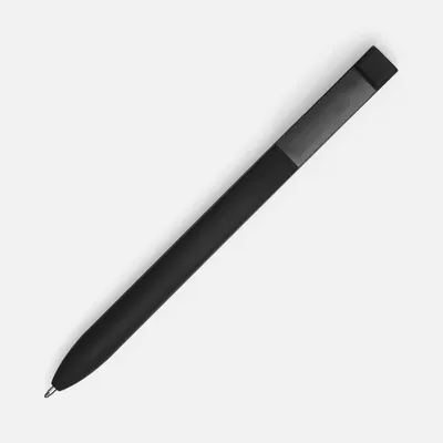 Ручка шариковая Swiper SQ Soft Touch, черная — фото 2