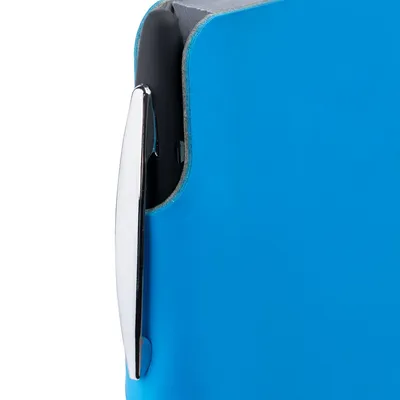 Ежедневник Flexpen Mini, недатированный, ярко-голубой — фото 5