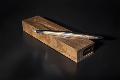 Шариковая ручка Cambiano Shiny Chrome Walnut — фото 6