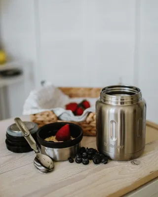 Термос для еды Jerrycan 700, вакуумный, стальной матовый — фото 9
