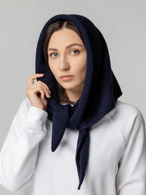 Косынка Dalia, темно-синяя — фото 4