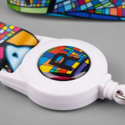 Лента для бейджа с ретрактором TapePrint на заказ — фото 6
