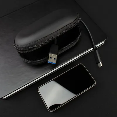 Внешний SSD диск Drop Light, с подсветкой гравировки, 512 Гб — фото 13