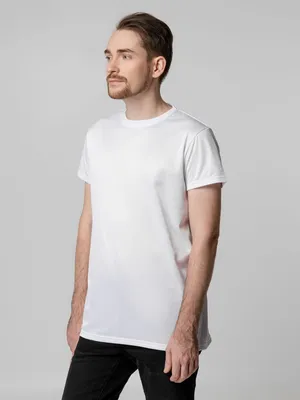Футболка унисекс для сублимации Paint Tee, белая — фото 9