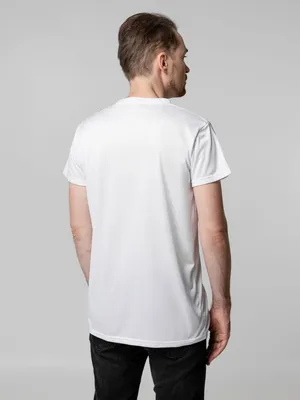 Футболка унисекс для сублимации Paint Tee, белая — фото 10