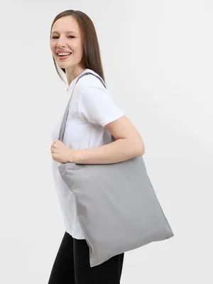 Холщовая сумка Basic 105, серая — фото 7