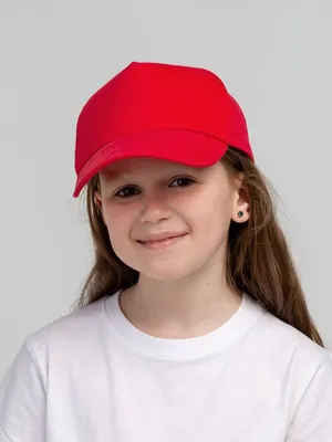 Бейсболка детская Standard Kids, красная — фото 6