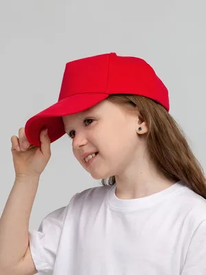 Бейсболка детская Standard Kids, красная — фото 7