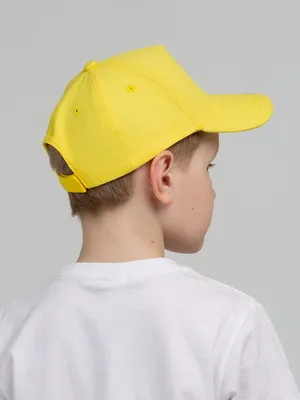 Бейсболка детская Standard Kids, желтая — фото 8