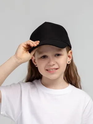 Бейсболка детская Standard Kids, черная — фото 4