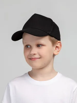 Бейсболка детская Standard Kids, черная — фото 7