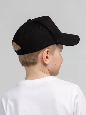Бейсболка детская Standard Kids, черная — фото 8