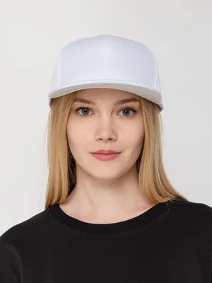 Бейсболка Snapback с прямым козырьком, белая — фото 5