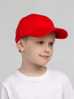 Бейсболка детская Capture Kids, красная — фото 4