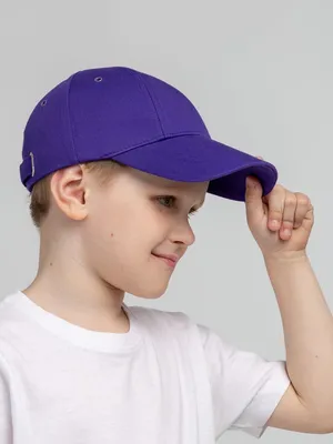 Бейсболка детская Capture Kids, фиолетовая — фото 4