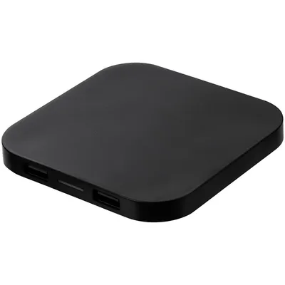 Беспроводное зарядное устройство Interra Plus, черное — фото 3