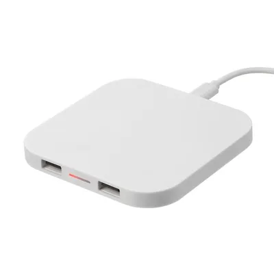 Беспроводное зарядное устройство Interra Plus, белое — фото 8