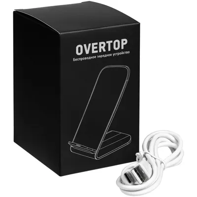 Беспроводное зарядное устройство с быстрой зарядкой Overtop, белое — фото 8