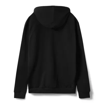 Худи унисекс с карманом на груди Chest Pocket, черное — фото 3