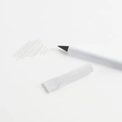 Вечный карандаш Carton Inkless, белый — фото 6
