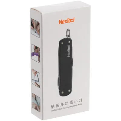 Нож-брелок NexTool Mini, черный — фото 3