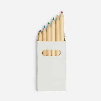Набор цветных карандашей Pencilvania Mini, белый — фото 2