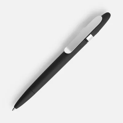 Ручка шариковая Prodir DS5 TSR Metal Clip, черная — фото 1