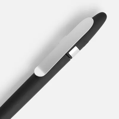 Ручка шариковая Prodir DS5 TSR Metal Clip, черная — фото 4