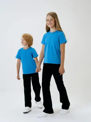 Футболка детская T-Bolka Kids, бирюзовая — фото 8