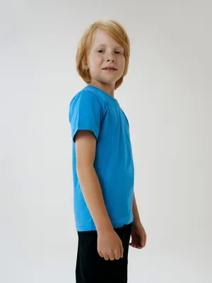 Футболка детская T-Bolka Kids, бирюзовая — фото 6