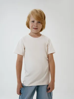 Футболка детская T-Bolka Kids, молочно-белая — фото 6