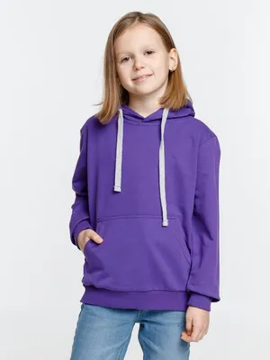 Толстовка с капюшоном детская Kirenga Kids, фиолетовая — фото 6