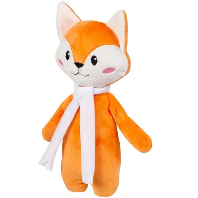 Мягкая игрушка Beastie Toys, лисенок с белым шарфом — фото 2