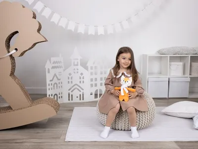 Мягкая игрушка Beastie Toys, лисенок с белым шарфом — фото 7