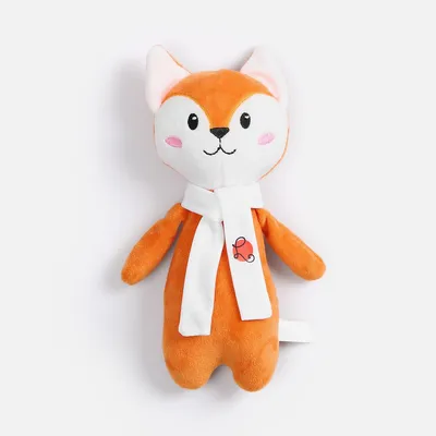 Мягкая игрушка Beastie Toys, лисенок с белым шарфом — фото 9