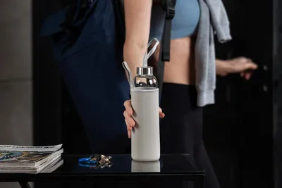 Бутылка для воды Sleeve Ace, серая — фото 6