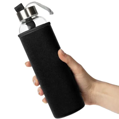 Бутылка для воды Sleeve Ace, черная — фото 5